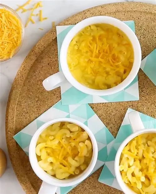 Самодельные салфетки для макарон и сырных кружек в микроволновке