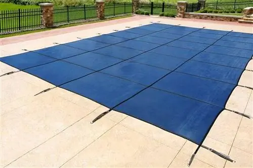 Blue Wave прямоугольное синее защитное покрытие для бассейна в земле