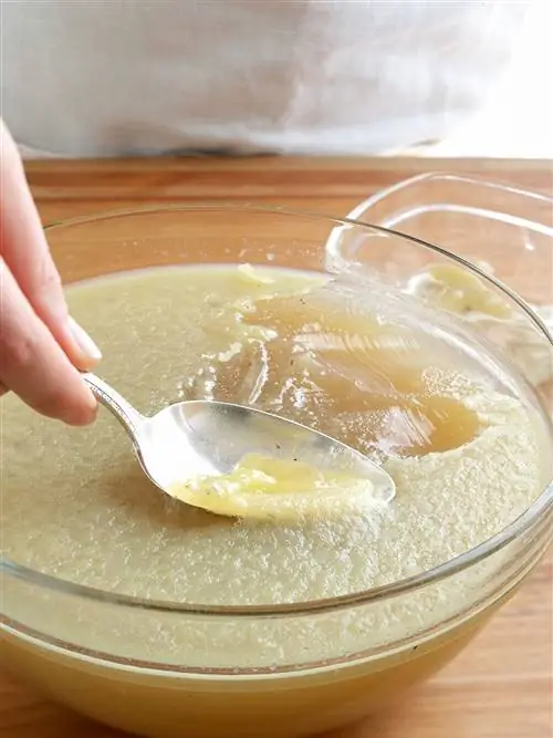 бульон сепарация жира при охлаждении ложка миска как