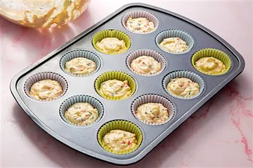 наполненные формочки для кексов