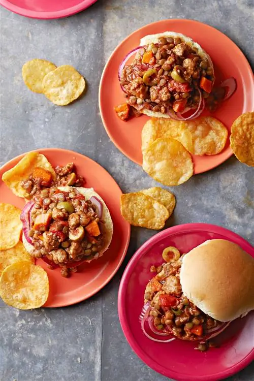 Make-Ahead Turkey-Lentil Sloppy Joes Make-Ahead Turkey-Lentil Sloppy Joes