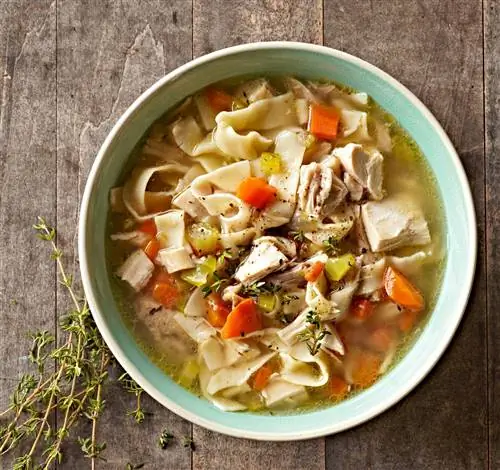 Старомодный куриный суп с лапшой Старомодный куриный суп с лапшой