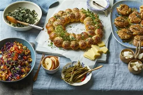 Пейзаж гарниров на День Благодарения Карлы Холл