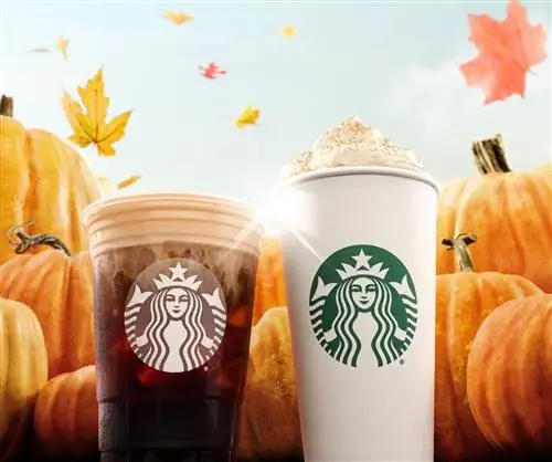 Латте с тыквой и специями Starbucks 2022 Латте с тыквой и специями Starbucks 2022