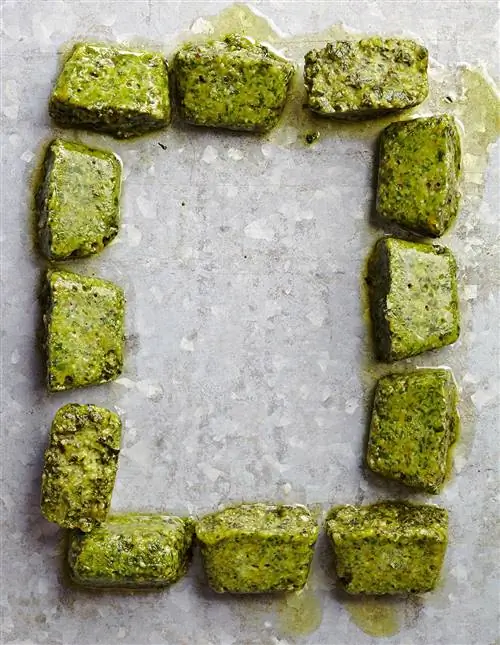 замораживание трав