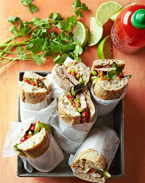 Вьетнамские сэндвичи Banh Mi