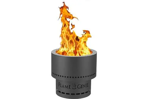 Яма для костра на деревянных поддонах Flame Genie без дыма