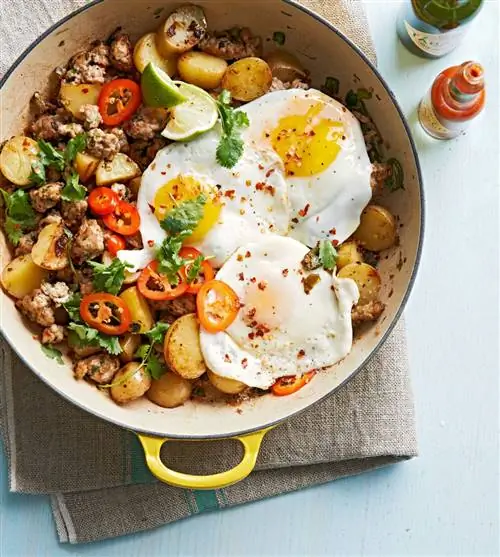 Хаш из свинины и острого перца