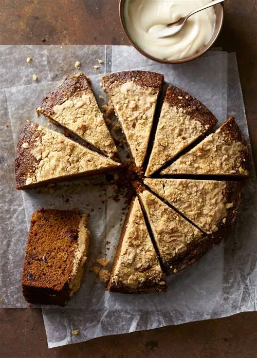 Тыквенно-кофейный торт с имбирным пряником