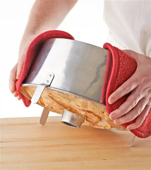 ангельский торт удалить кастрюлю грелка