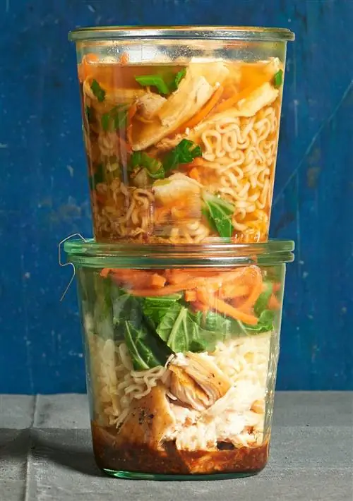 Куриный суп с лапшой терияки