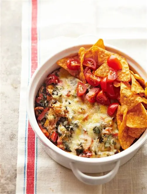 Куриная запеканка тако