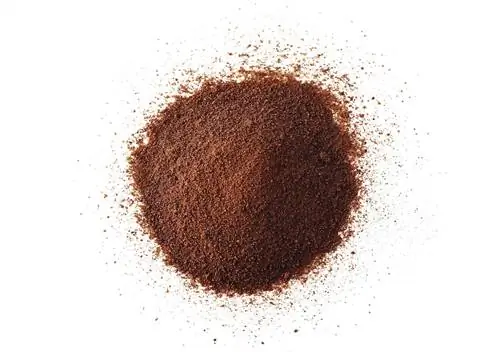 порошок эспрессо крупным планом