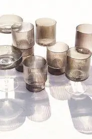 серая посуда