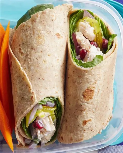 Сладкая и острая куриная обертка