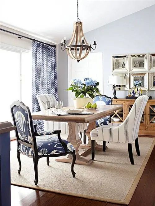 синяя столовая