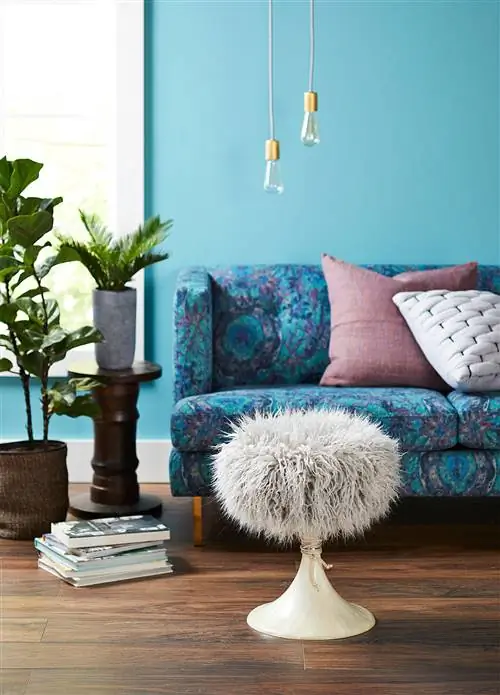 пушистый пуфик, гостиная, кушетка, проекты барахолки