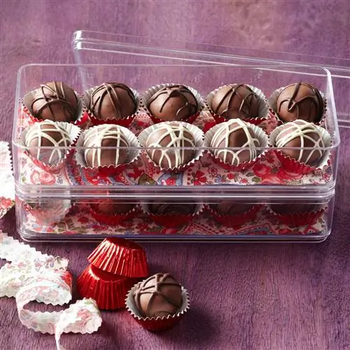 Тройные шоколадные трюфели