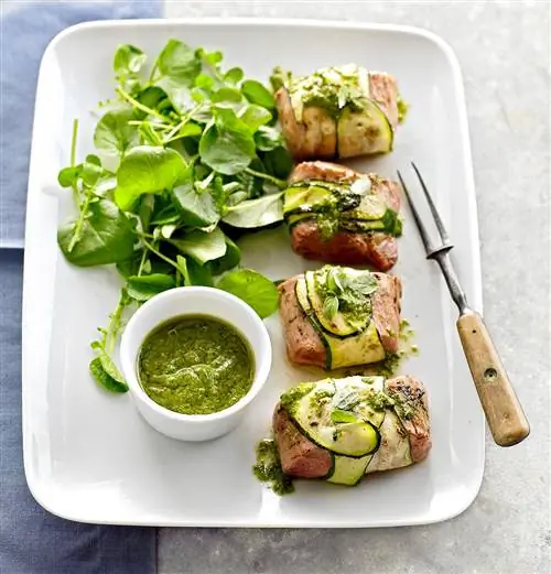 Свинина в кабачках