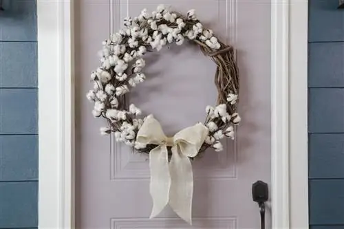 хлопковый венок