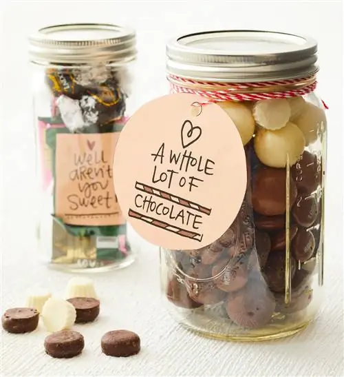 10 бесплатных печатных подарочных тегов Mason Jar, которые можно скачать прямо сейчас
