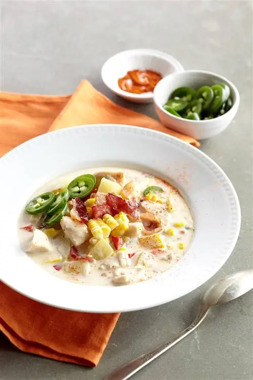 Острая курино-кукурузная похлёбка