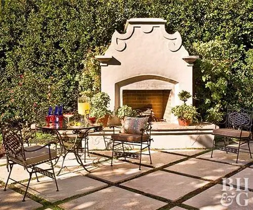 открытый камин