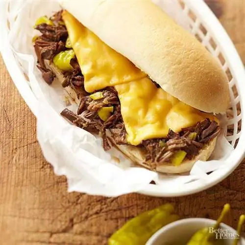 Жареные сэндвичи с сыром Philly Cheese Pot
