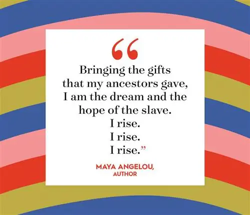 майя анжелу цитата на многоцветном фоне