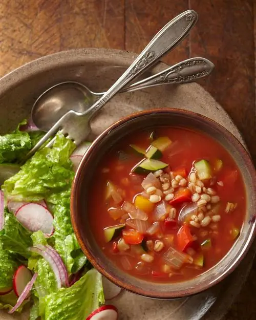 Перлово-овощной суп