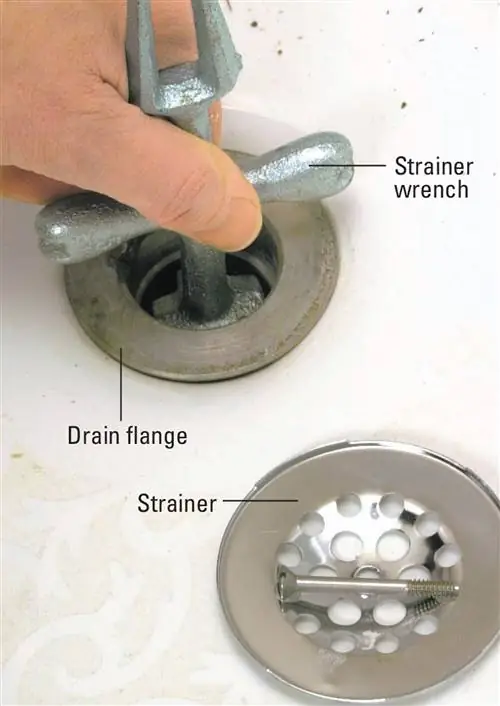 отсоединить слив