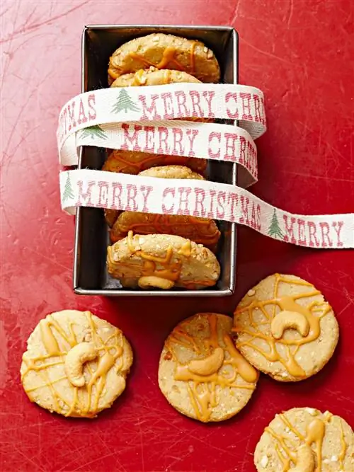 Печенье из кешью для мороженого