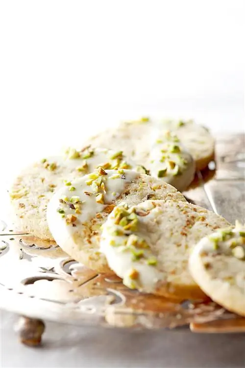 Печенье с фисташками и ванилью