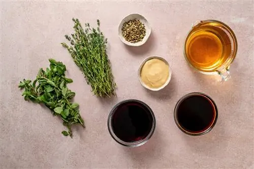 ингредиенты для приготовления жидкости для жарки в горшочках