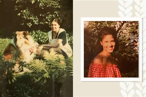 Слева: фотография бабушки по материнской линии Хуаниты. Справа: фото матери Жасмин Николь Циско.