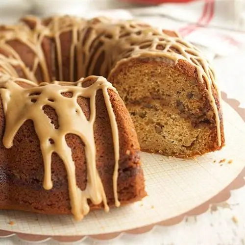 Кофейный торт с ореховым маслом и ореховым маслом
