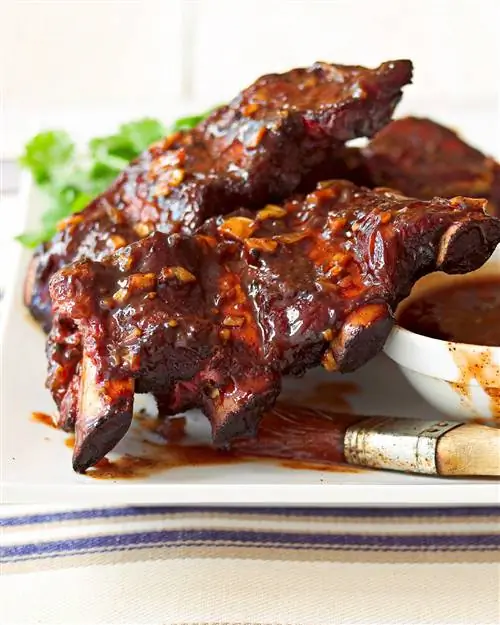 Говяжьи ребрышки по-техасски