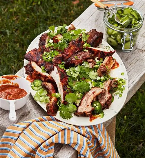 Детские ребрышки и быстрые соленья