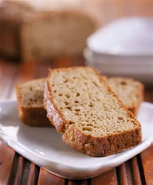 Банановый хлеб с яблочным маслом