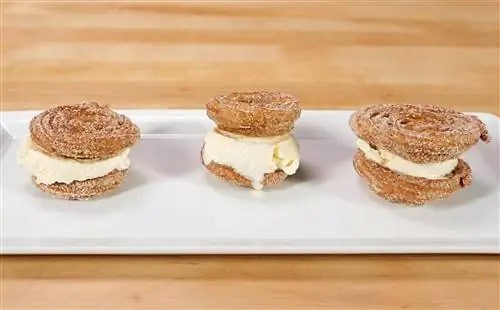 Сэндвичи с мороженым чурро