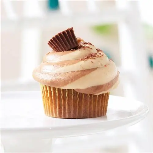 Кексы с арахисовым маслом и шоколадом