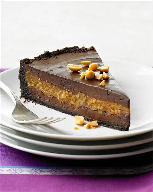 Декадентский шоколадно-арахисовый чизкейк
