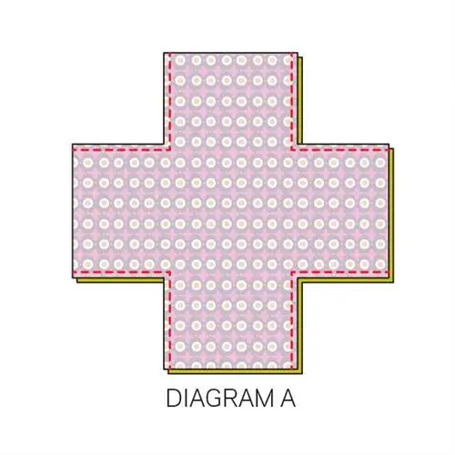 Схема тканевой корзины A