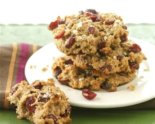 бананово-овсяное печенье на завтрак