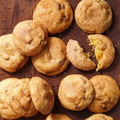 Каракули с тыквой и изюмом