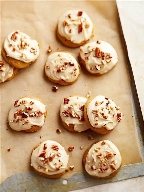 Карамельно-яблочное печенье