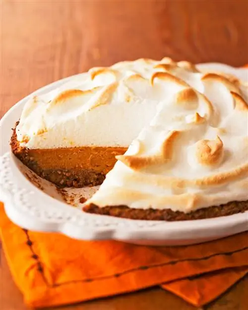 Грэм Крекер-ореховый пирог со сладким картофелем