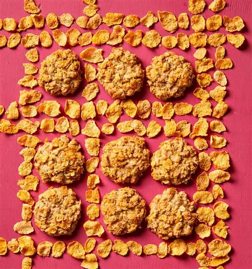Овсяное печенье с кукурузными хлопьями Овсяное печенье с кукурузными хлопьями