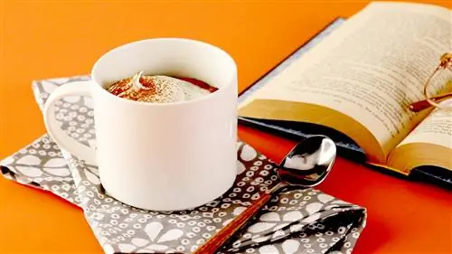 Тыквенный пряный латте в кружке Тыквенный пряный латте в кружке