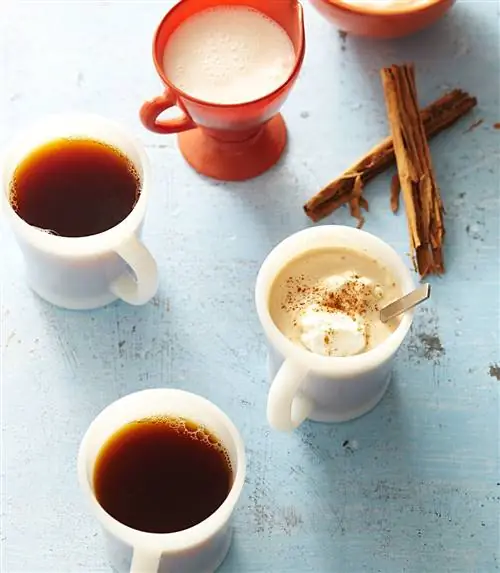 Кофе с корицей